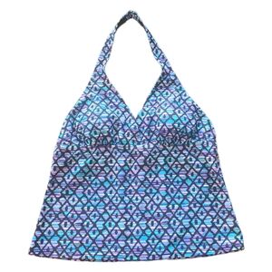 Speedo Diamond Halter Tankini Top Women's Plus Size 14